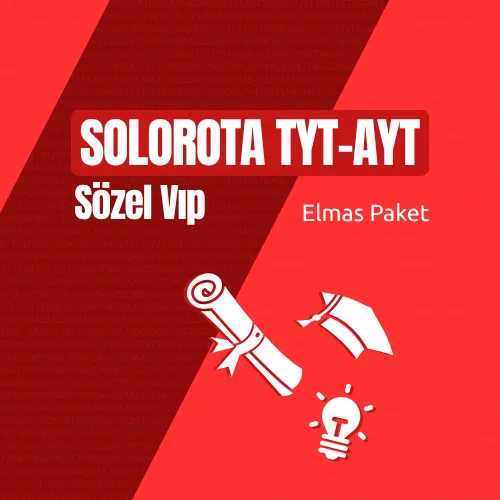 SoloRota TYT-AYT Verbal VIP (Diamond) Package