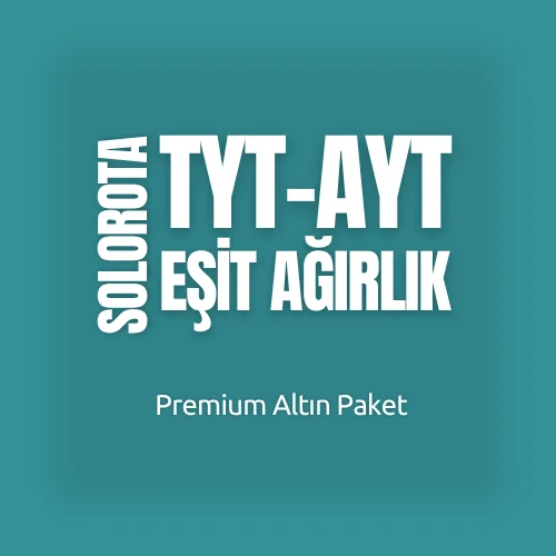 SoloRota TYT-AYT Equal Weight Premium (Gold) Package